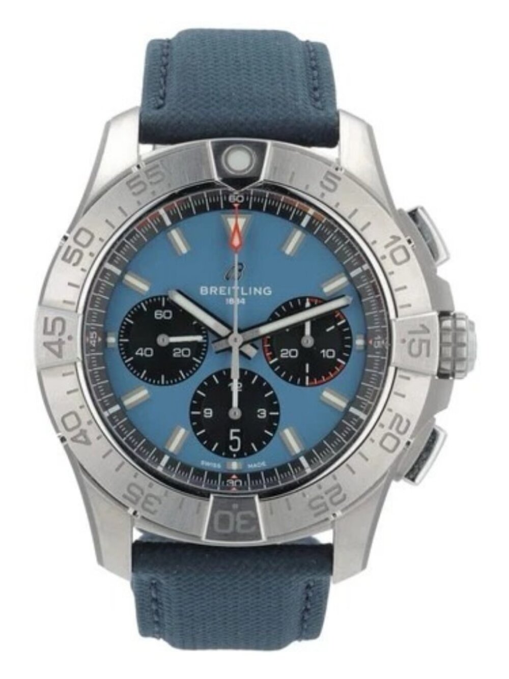 Breitling Avenger Stainless Steel Blue Dial 44mm Automatic Men’s Watch AB0147